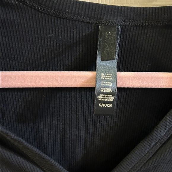 Skims Rib Cardigan small New Black - Picture 2 of 3